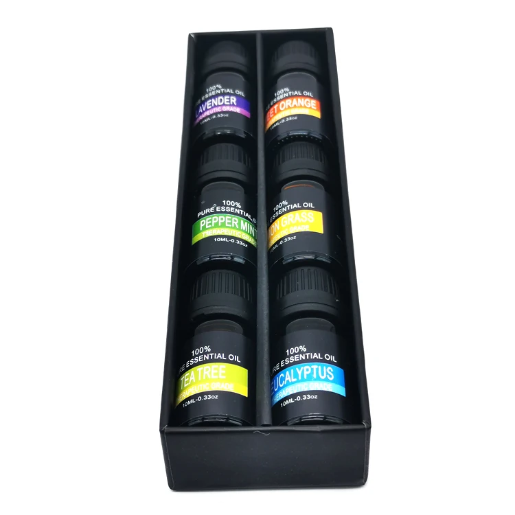 Amazon Hot Selling Aromatherapy 100% Pure Therapeutic Grade Top Essential Oils Natural Aromatherapy Essential Oils Gift Set