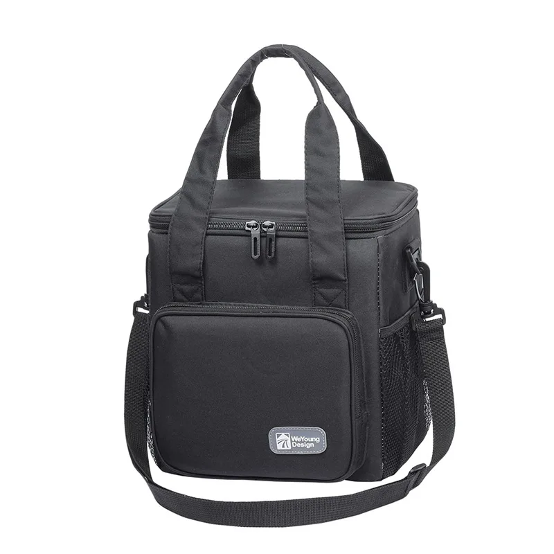 Thickened round lunch box bento bag high square insulation bag portable ice bag outdoor