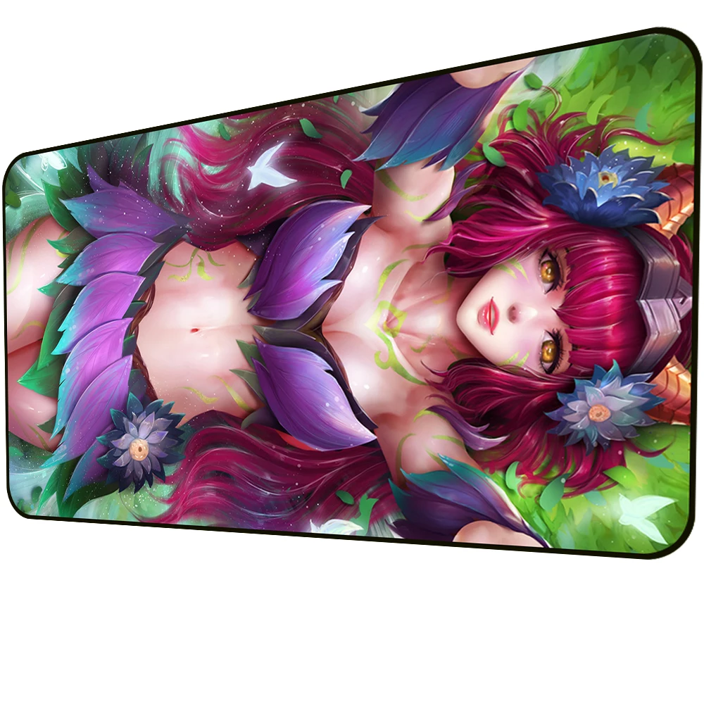 Factory sexy cartoon girl large gamer rubber anime custom sublimation  gaming mouse pad