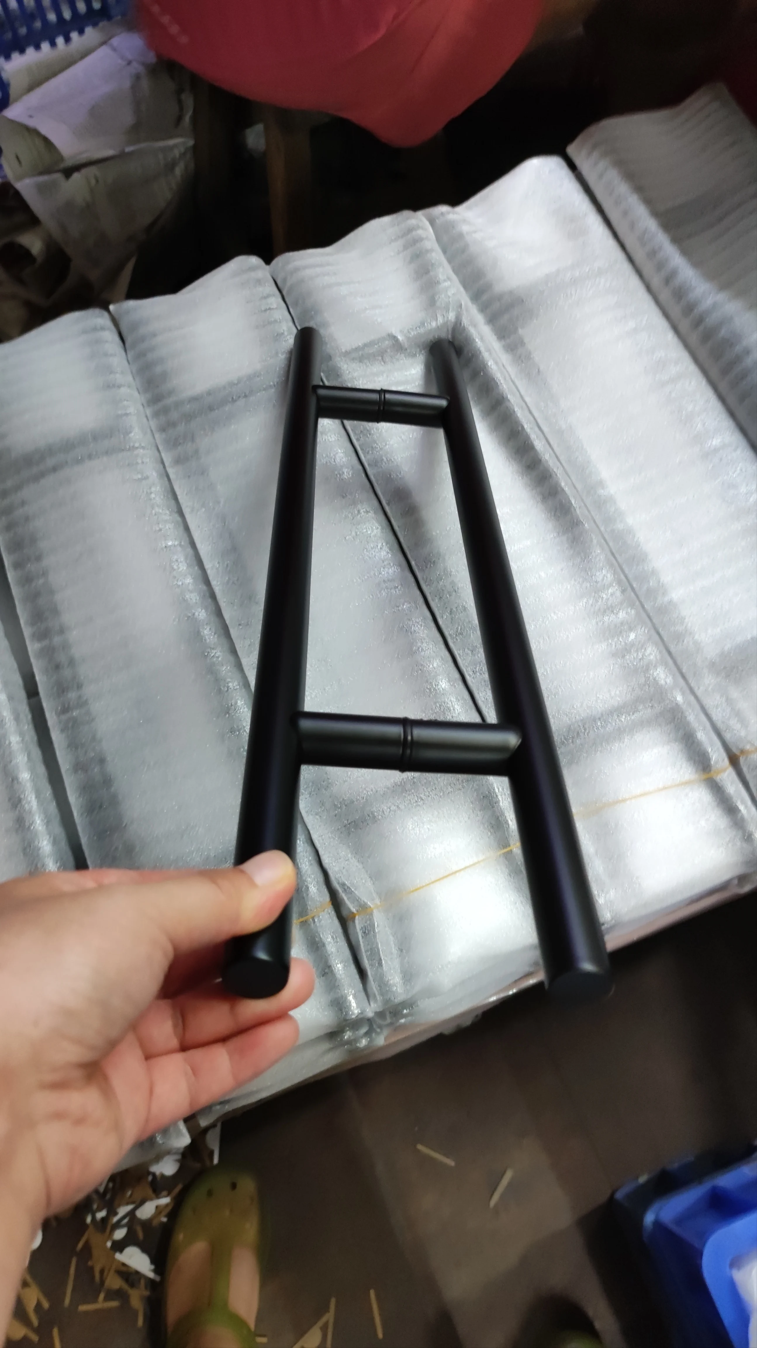 Entry Door Pull handle Push Square Long Stainless steel Modern Entrance Front Door handle