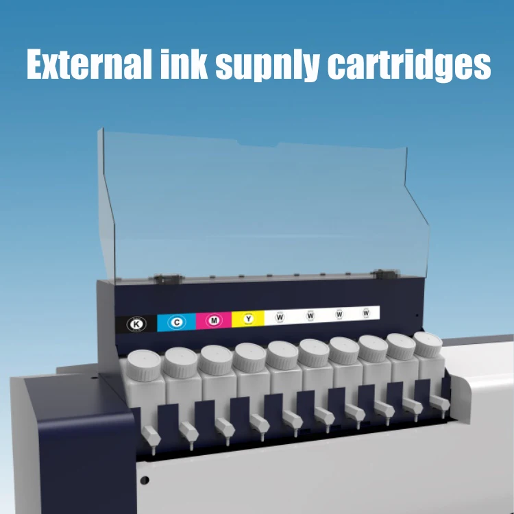 Visual-Tex wholesale high speed double station dtg printer a3  direct to t-shirt garment printer