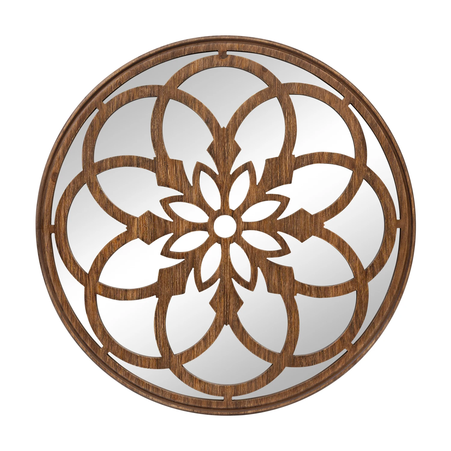 YUNFEI design shape accent round mirror glass