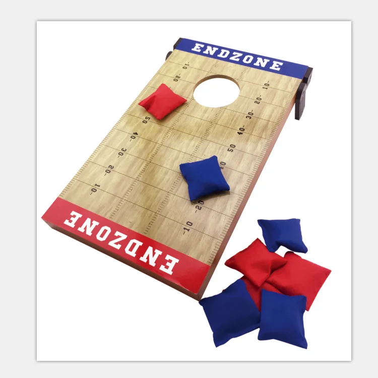 В помещении и на открытом воздухе Cornhole деревянная игра корнхоул с 8 пакетиков