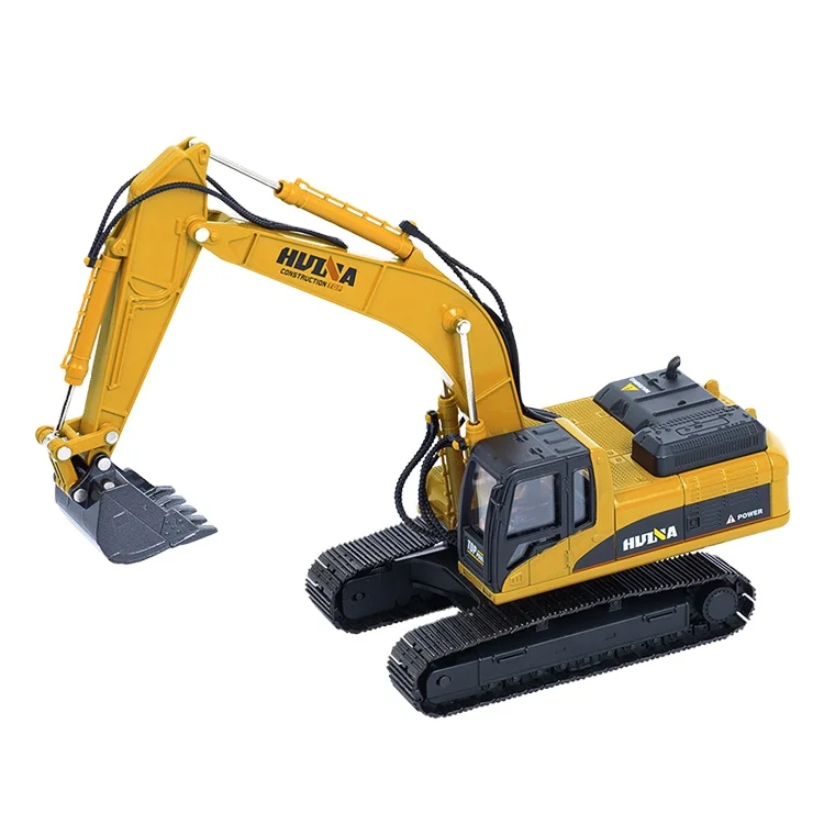 1:40 static engineering vehicle model metal excavator toy