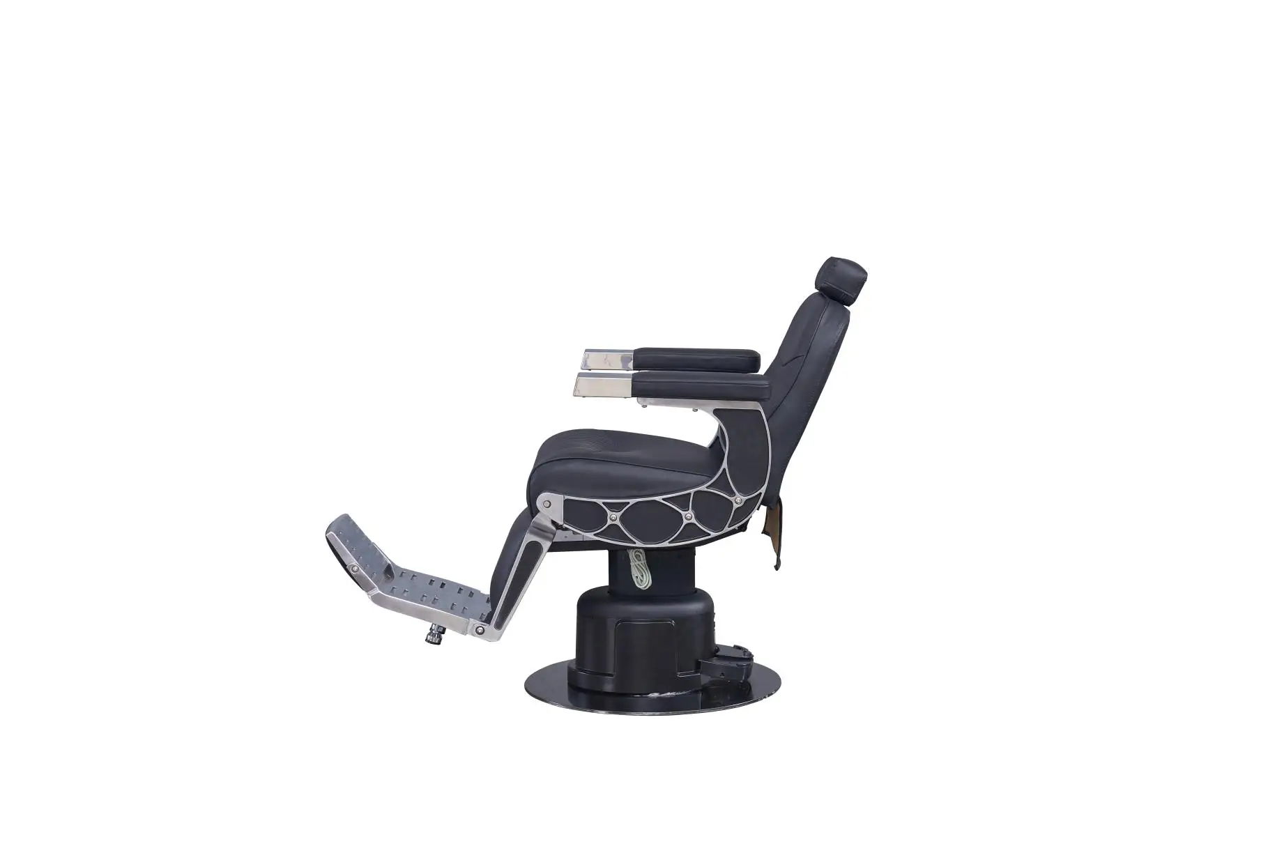 Salon furniture classic black silla de barbero hairdresser electric barber chair for sale