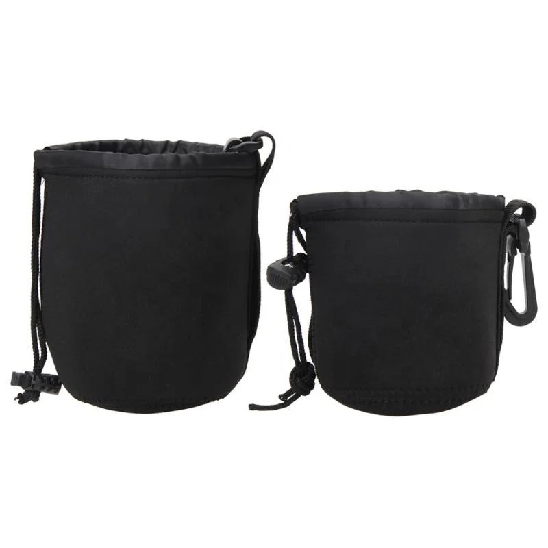 S M L XL Neoprene Waterproof Soft Digital Camera Lens Pouch bag Case Small Middle Large Extra Big Size Protector Nylon
