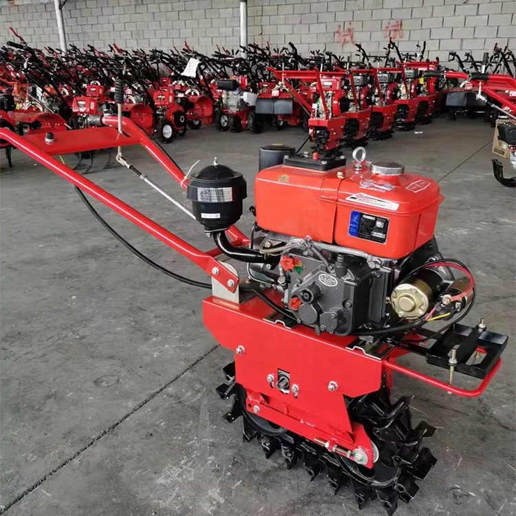Mini tractor diesel power rice Tiller Cultivator tiller plowing machine / Agricultural Rotary Tiller/plough machine