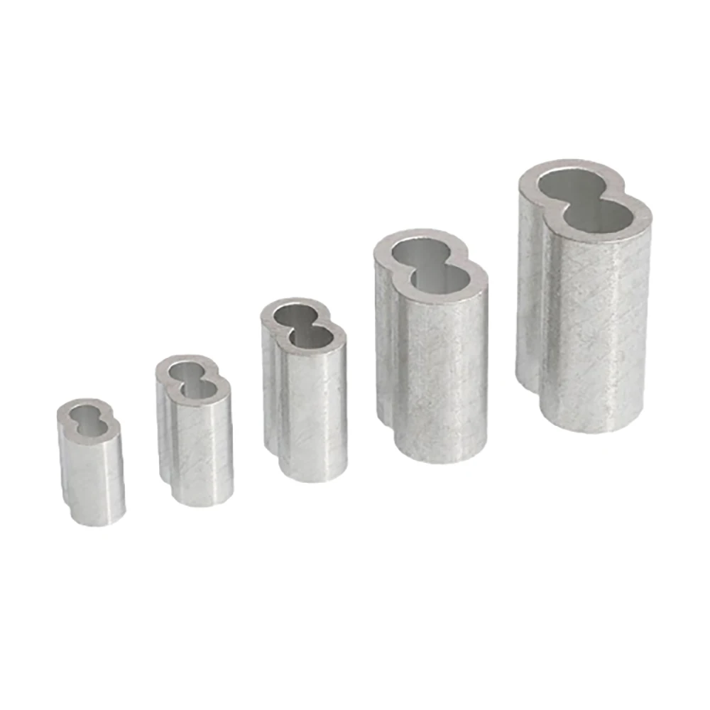 Good Price Aluminum 8-Type Sleeve Quality Wire Rope Parts Pipe Clamps