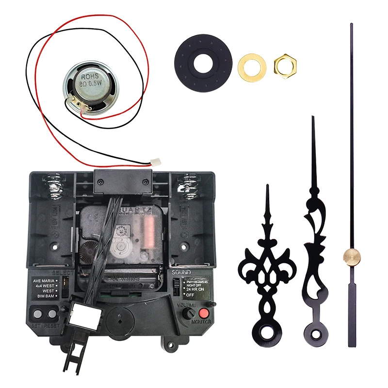 Triple Chime Movement Abbey Music Cassette Speaker 12888 Swing Trigger Movement with 4 different chime music