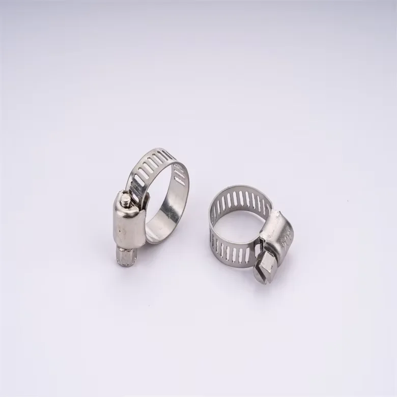 China wholesale High quality  American type stainless steel  Worm Gear 201 304  hose clamp pipe clamp
