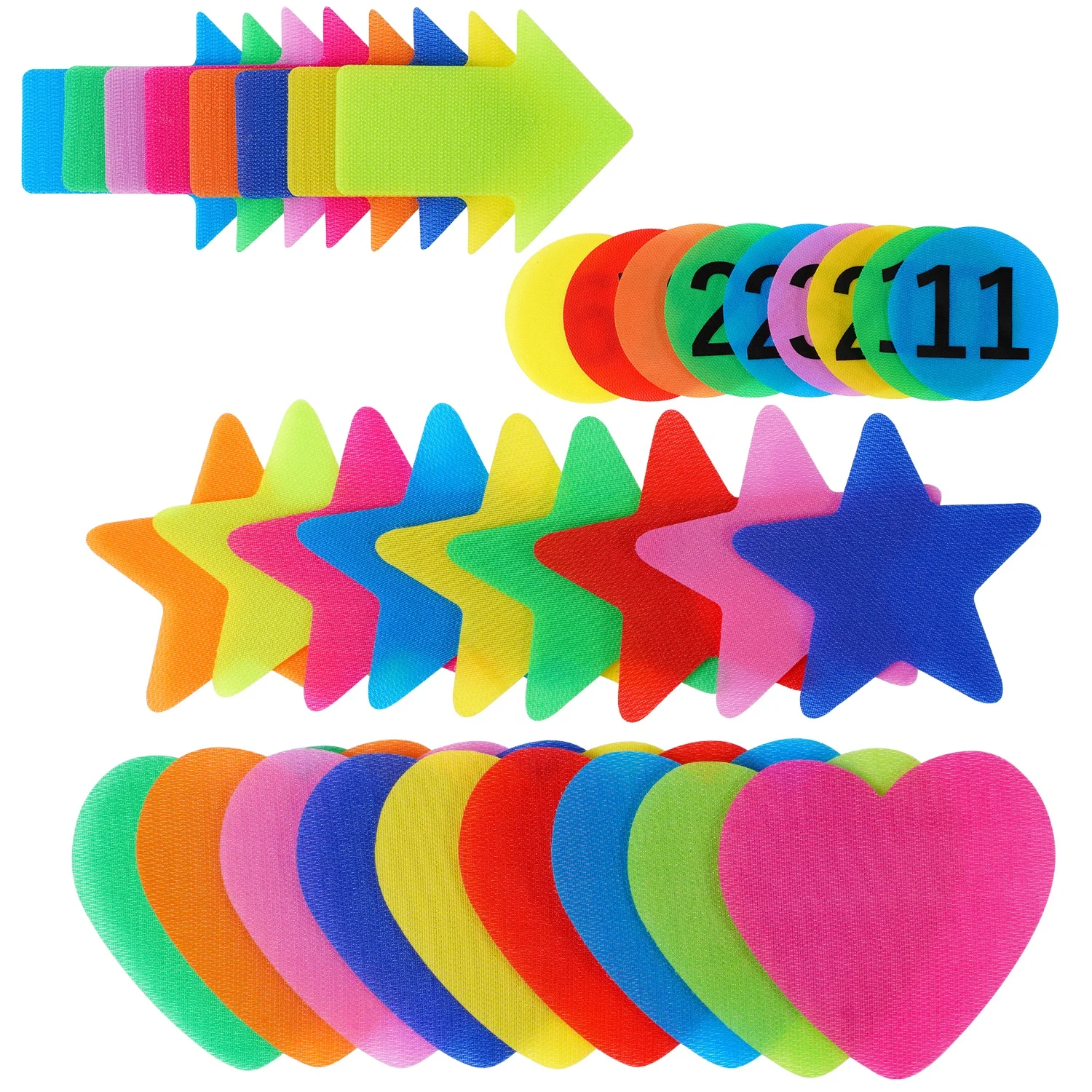 Hot selling Carpet rubber spot markers 5 inch strips circles carpet spot sit markers for classroom