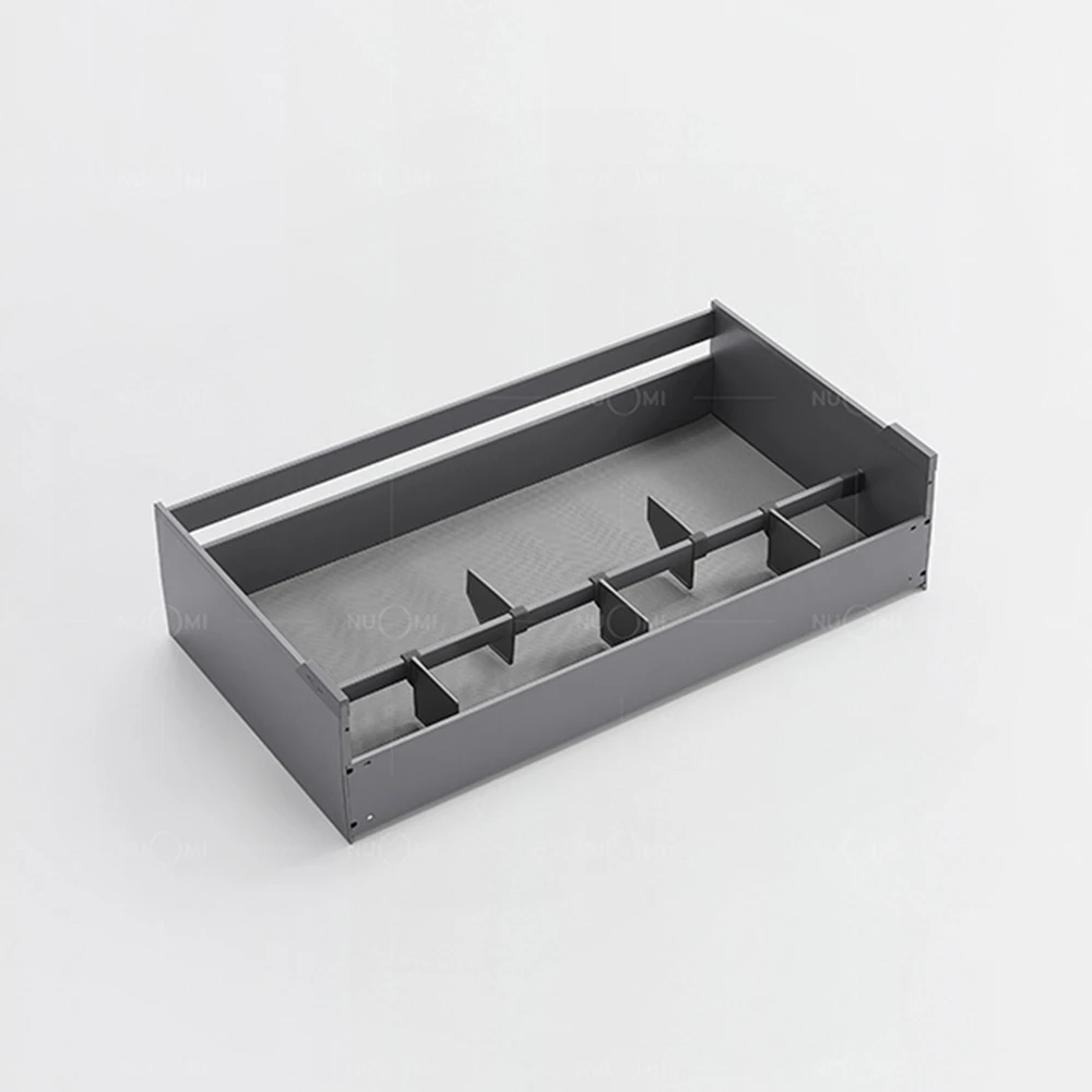 NUOMI Encanto cabinet pantry organizer Pull Out unit drawer Basket with inner cutlery  tray kitchen storage