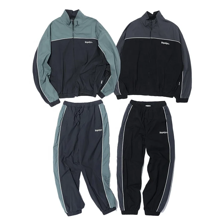 Finch Garment New Style Outdoors Zipper Sports Tech Sweatshirt Training Jogger Set polyester wind breaker nylon tracksuit