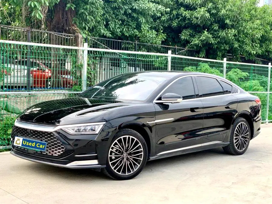 China luxury sedan byd han with high speed Electric vehicle fast charging Good look family used long range NEDC 605km ev
