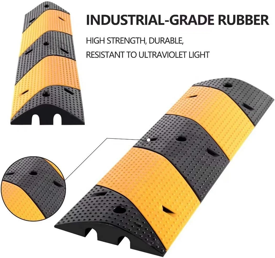 factory wholesale speed controller hump traffic road rubber speed bump for sale
