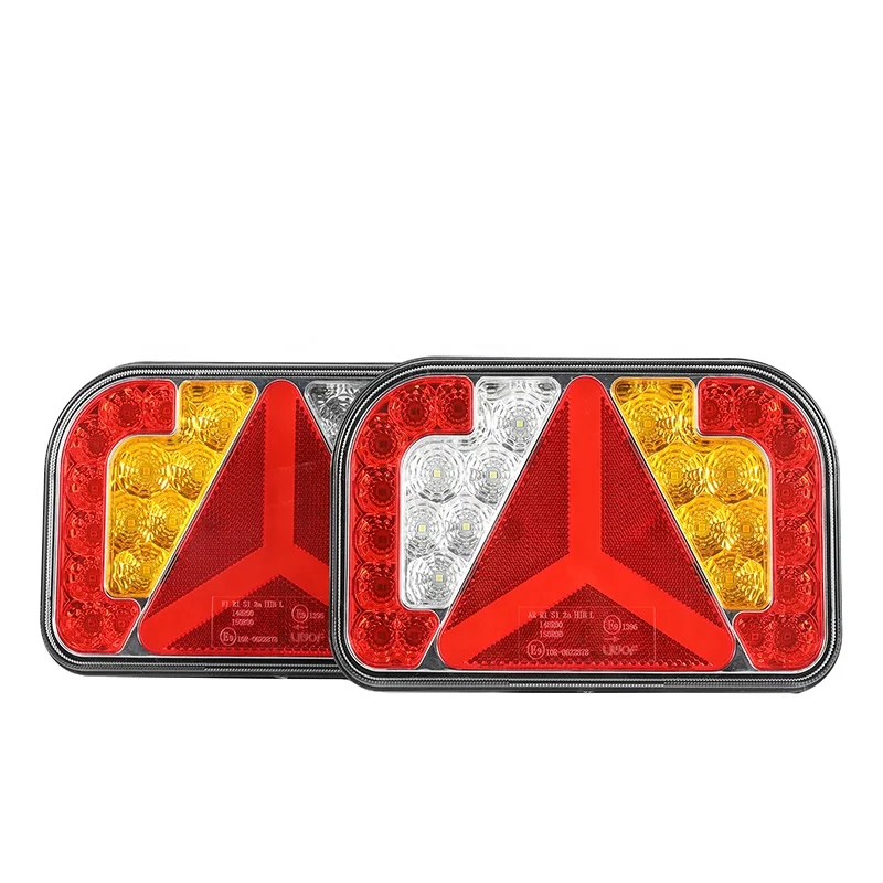 ECE E mark approval waterproof led truck and trailer lights with harnesses and 13 pin plug