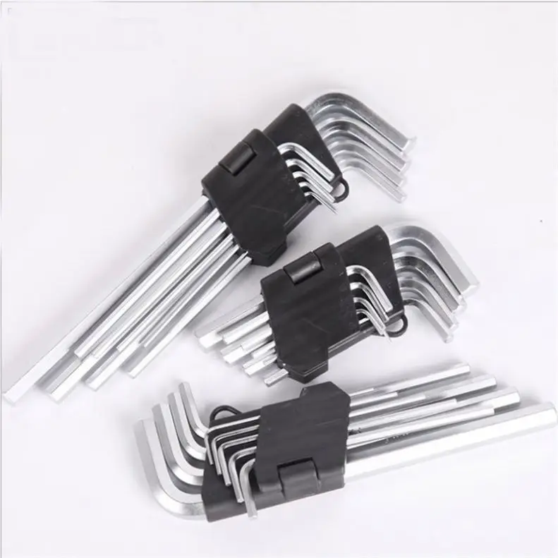 Wholesale 9 PCS Metric L Type Hex Key Set High Quality Allen Key Hex Wrench Hardware Tools G127-1