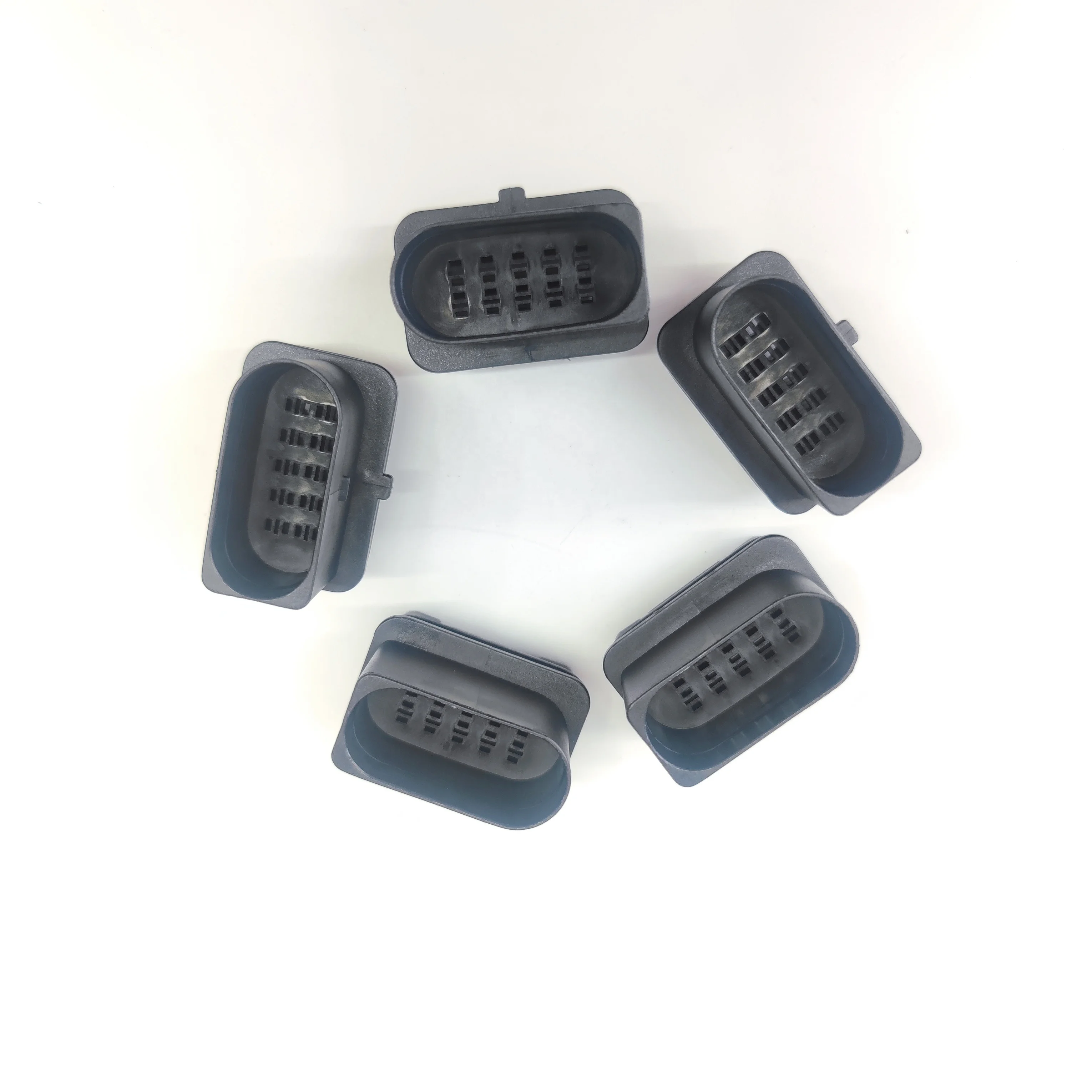 10 Pin AMP Automotive Black Headlamp Electrical Wire Plug Car Waterproof Male Connector 493571-1