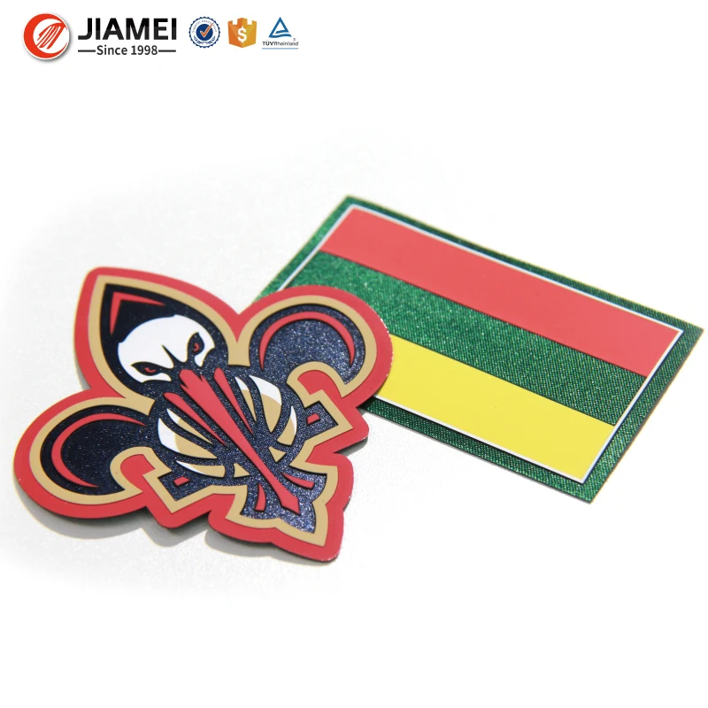 3D High Quality Silicone Heat Transfer Patch with Fabric for Sports Clothing