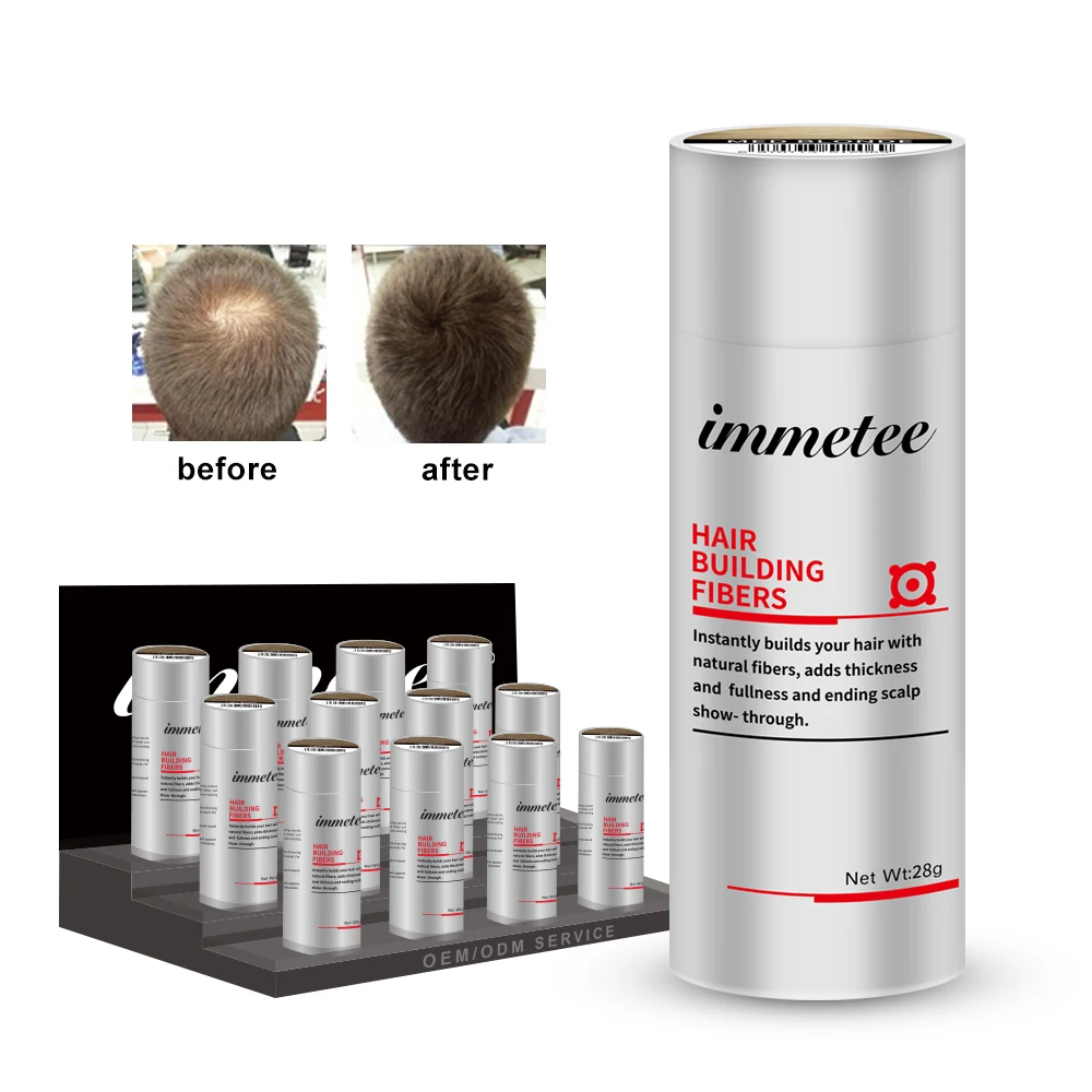 IMMETEE Hair Building Fiber Kit Instant Thickening Keratin Hair Building Fiber Kit