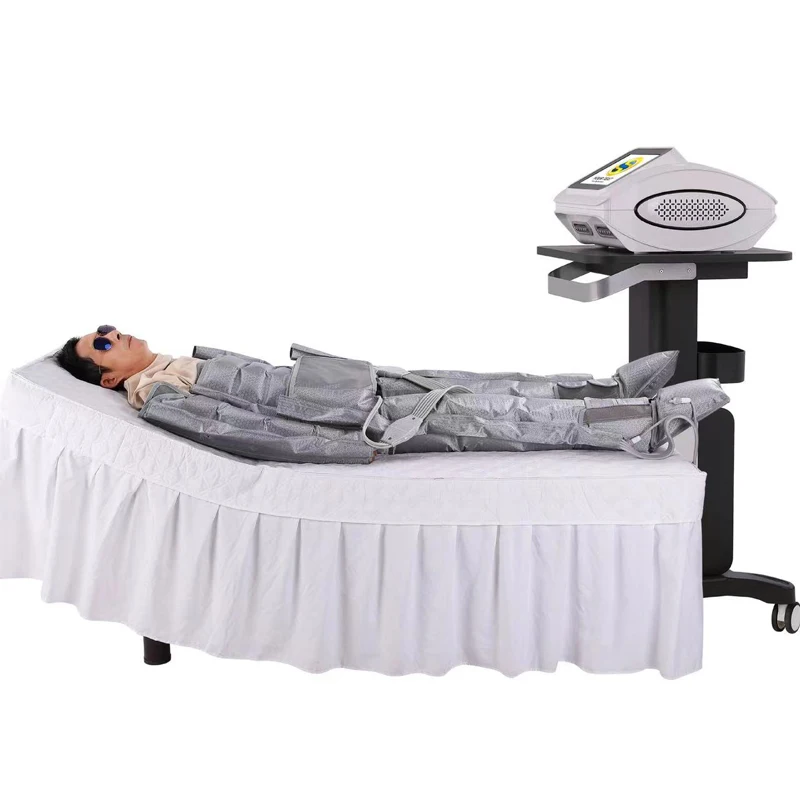 Hot selling air pressure therapy arm massage suit 24 channel full body slimming pressotherapy coat