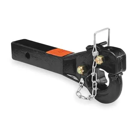 Ball Mount Pintle hook Combo 2in. Shank,  10,000 lbs  chrome 2in. tow Ball, Receiver Mount Pintle Hook