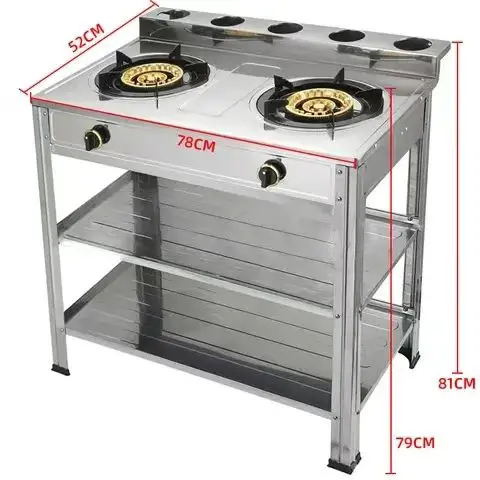 Free Standing Portable Gas Stove Commercial Or Home UseKitchen Portable Hobs Stoves Camping Gas Appliances Cooker Cooktop