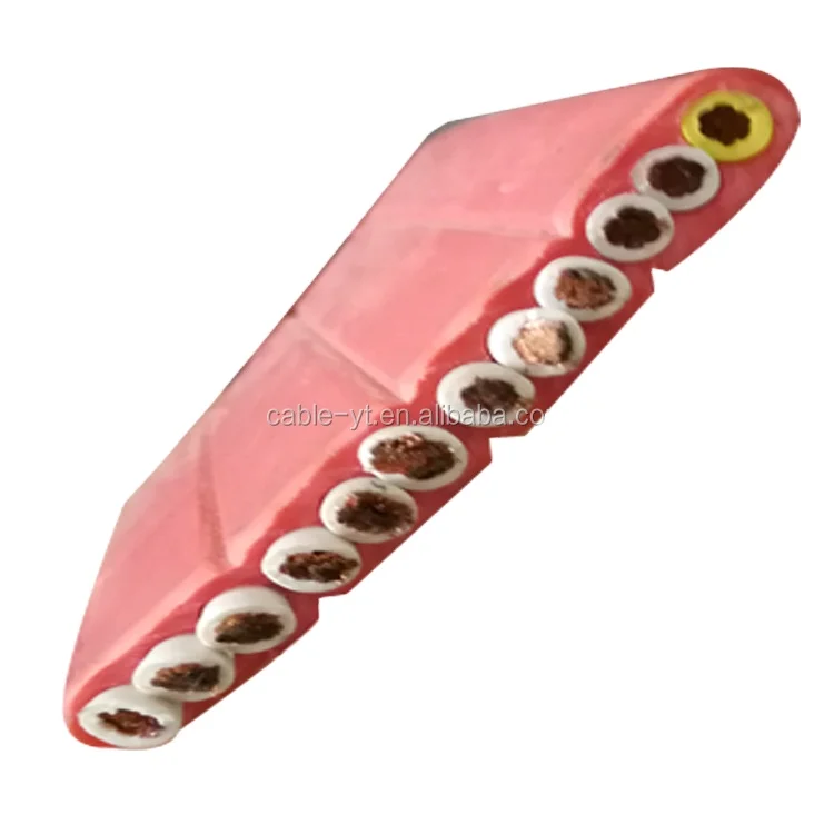 h05vvh6-f overhead flexible oil proof lift hoist flat crane cable