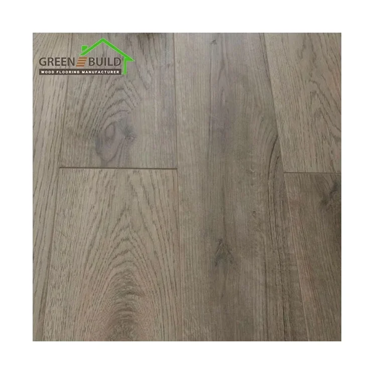 Popular Design Grey Smooth HDF Nature Core Water Resistant Laminate Flooring