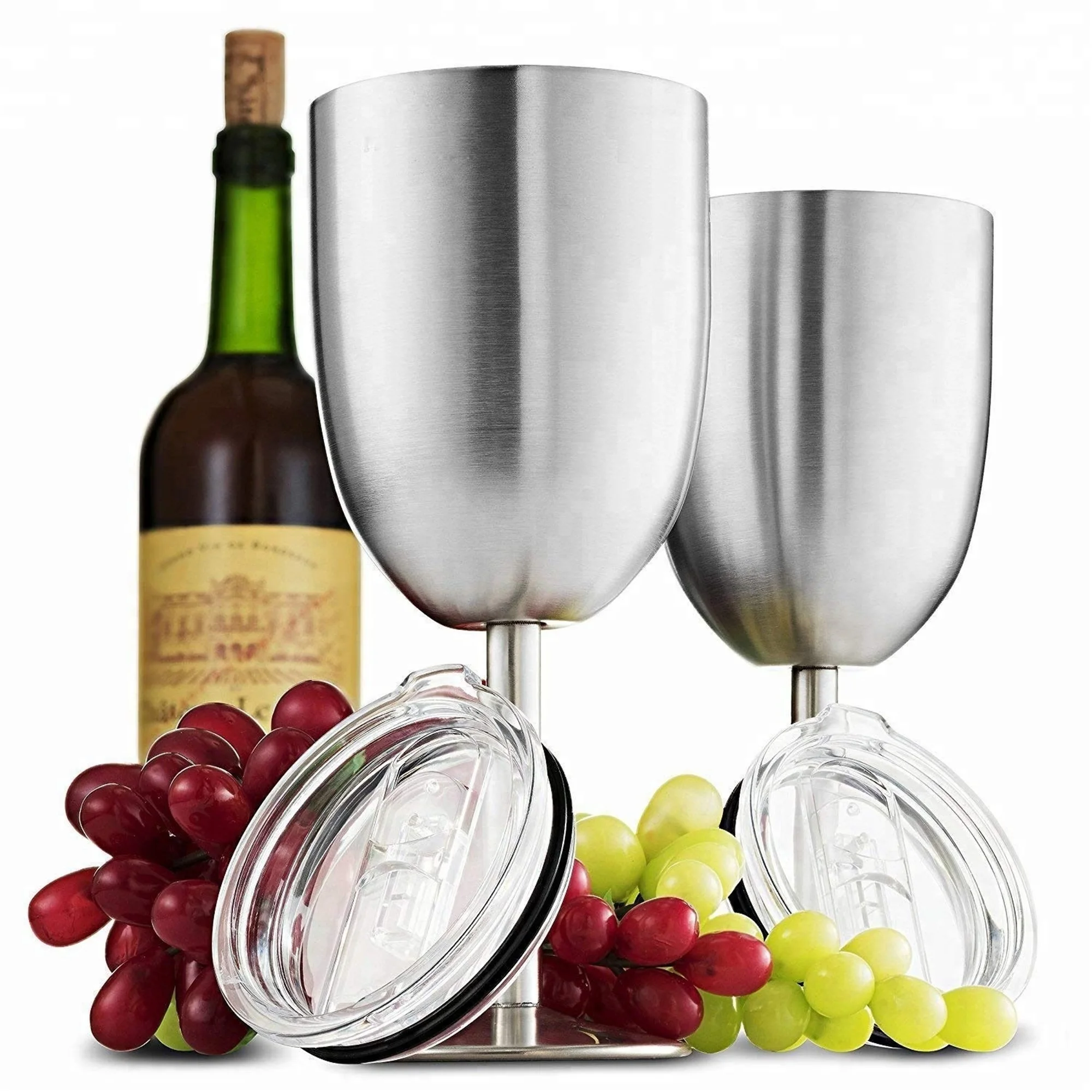 18/8 stainless steel cup 11oz double wall mugs vacuum insulated customized wine glasses