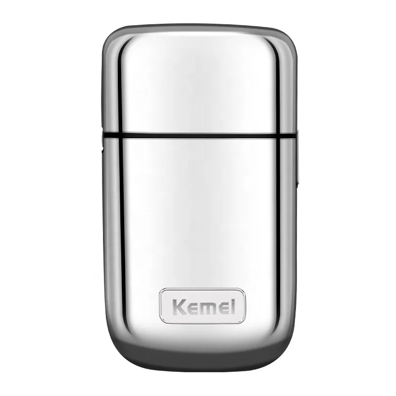 Полностью Металлическая электробритва Kemei KM-TX1 Factory Direct двойное лезвие двойная головка USB зарядка Мужская
