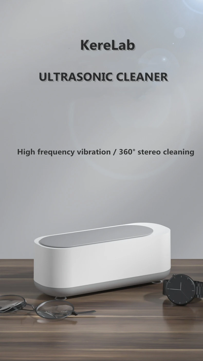 Mini digital dental denture watch glasses jewelry ultrasonic cleaners