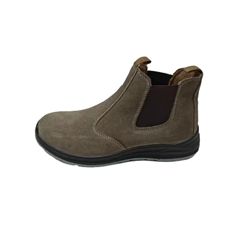 Hot Sale Leather Steel Toe Composite Safety Shoes with Anti-Slip Feature for Foot Protection