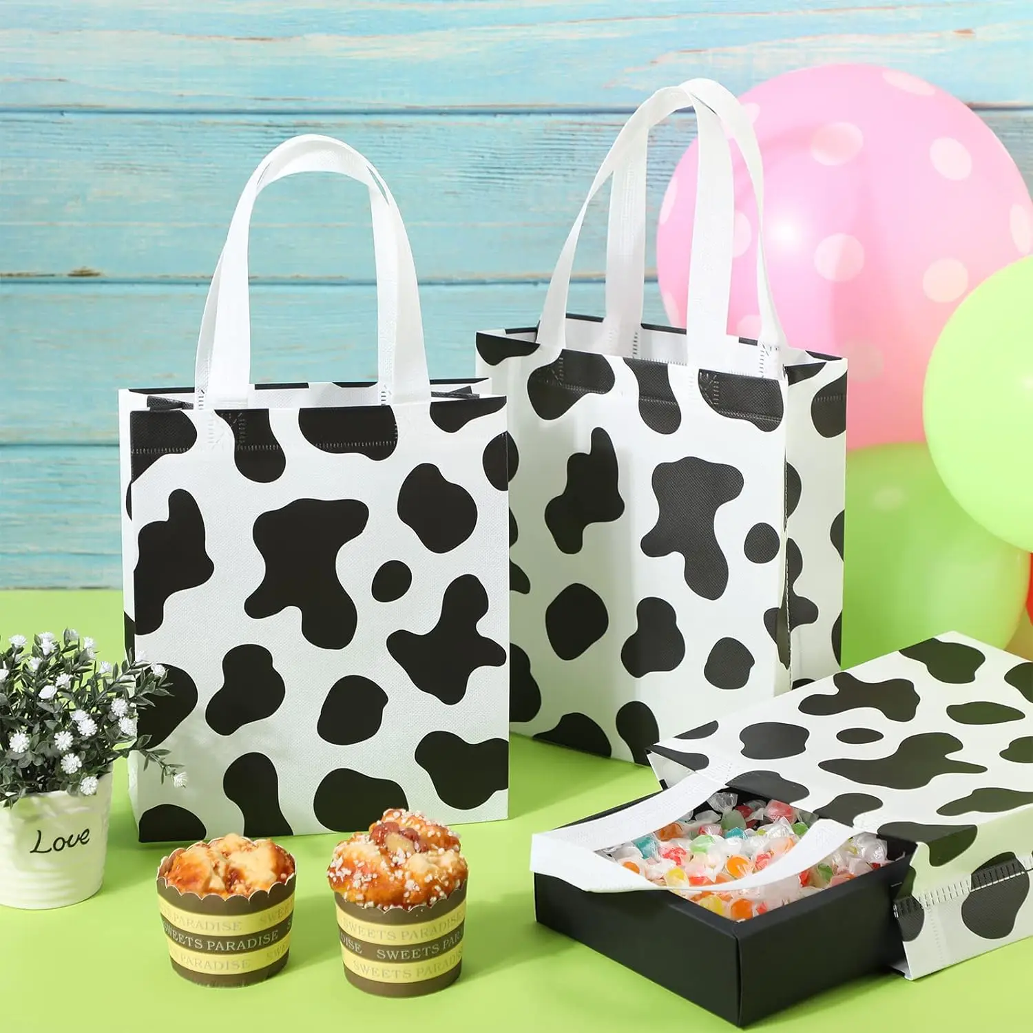 Laminated Waterproof Pp Woven Shopping Bag Customized Polypropylene Tote Portable Color Printing Eco Friendly Shopping Bag