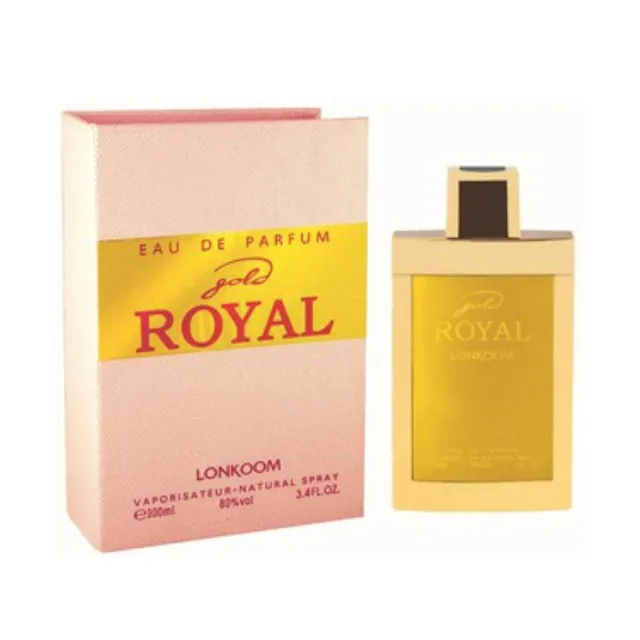 Attractive Gold perfume Bottle Eternal Royal Delicate Perfume for women 100ml eau de parfum spray lasting floral fragrance