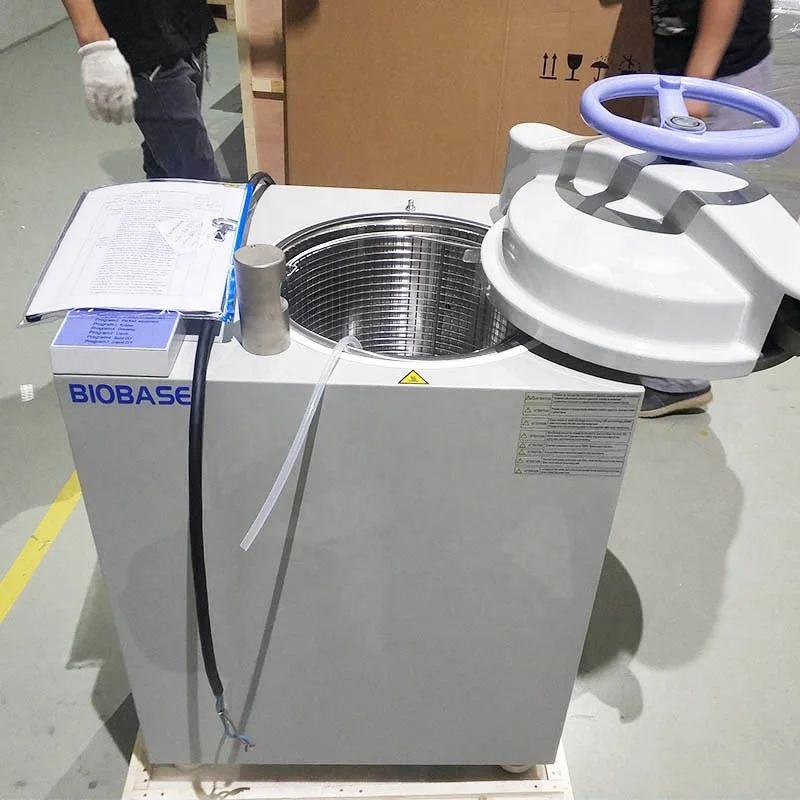 BIOBASE China Vertical Autoclave Drying function Stainless steel bucket Autoclave For Laboratory