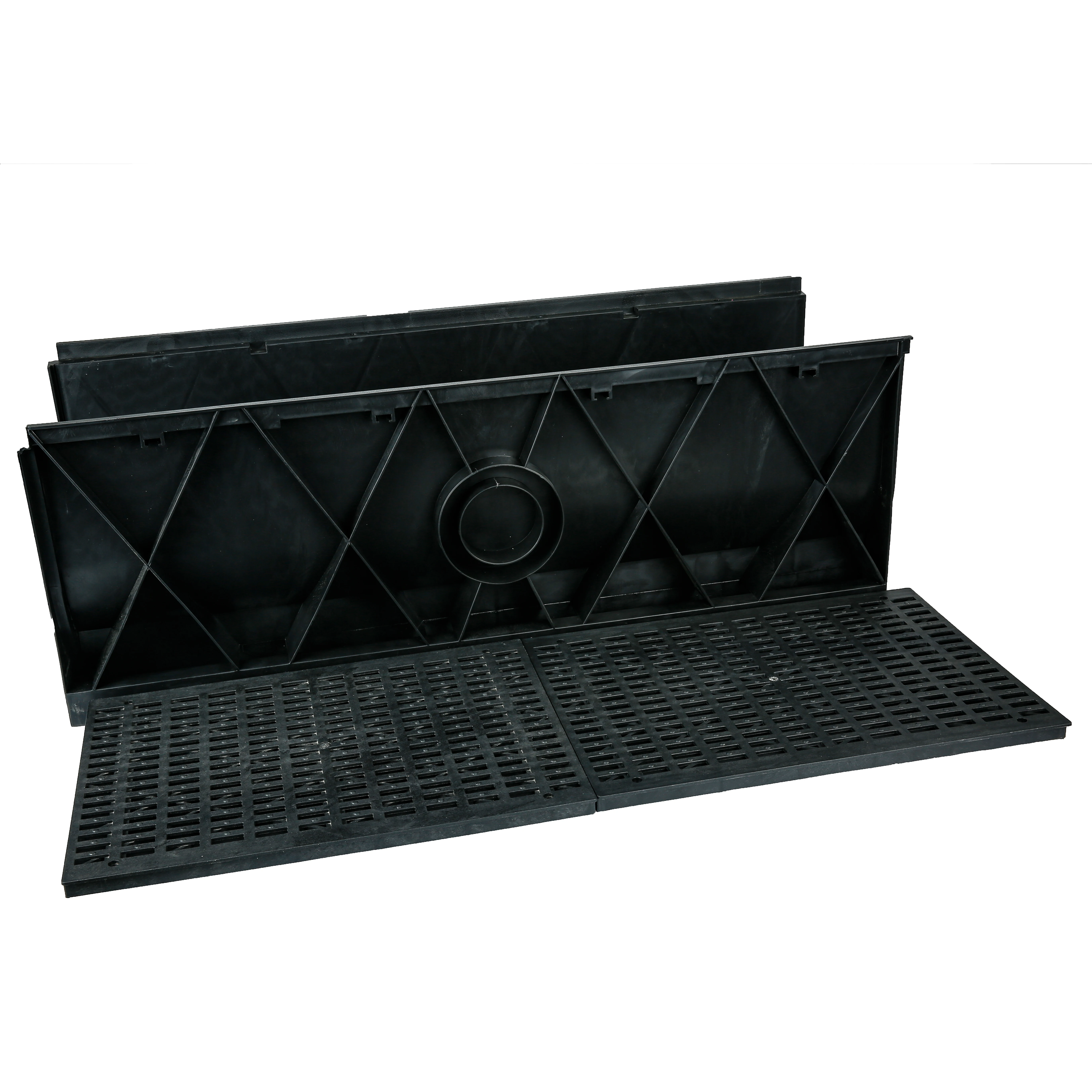 plastic construction formwork water rain drainage channel with stainless steel covering