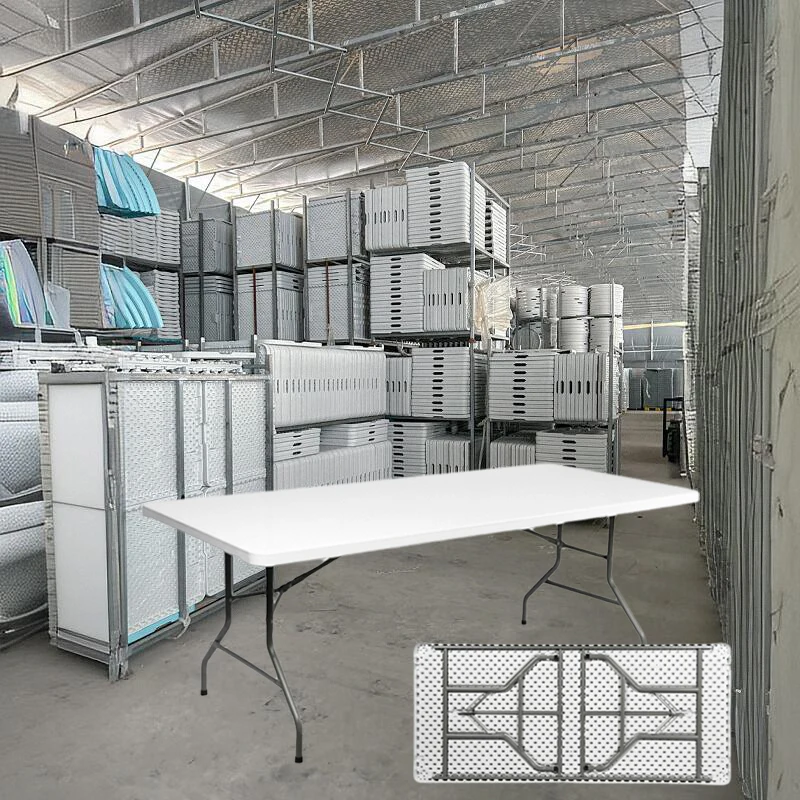 American popular plastic table 8ft high quality plastic tables for events wedding