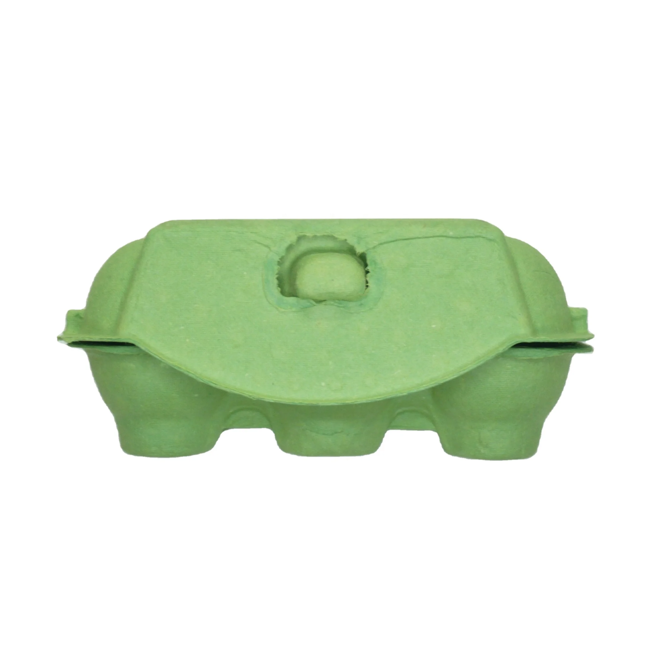 Egg carton wholesale half dozen colored paper pulp empty easter 6 egg cartons packaging recycle