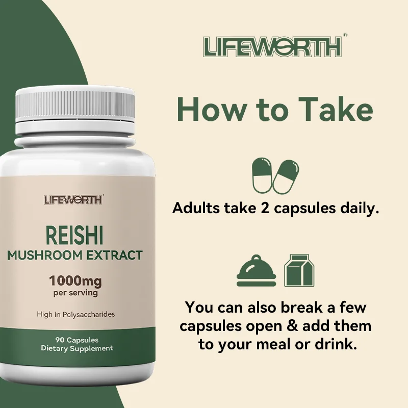 Высококачественная травяная добавка LIFEWORTH капсула из смеси грибов с хвостом индейки сложные капсулы