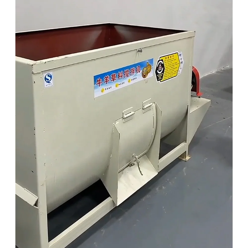 Food Mixing Machine Feed Mixer Cattle Sheep Forage Dry Powder Feed Mixer Mixing Machine