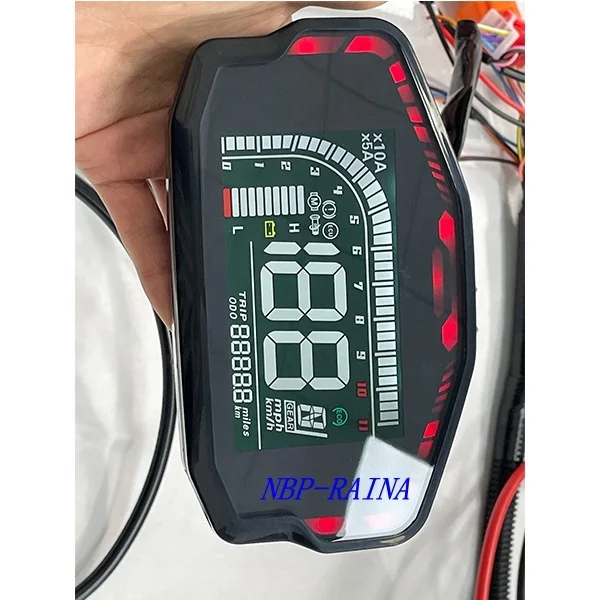 QS138 Mid drive motor 72V3000W 70H 138-C Mid motor 428 gear for motorcycle with fardriver controller harness wiring for scooter