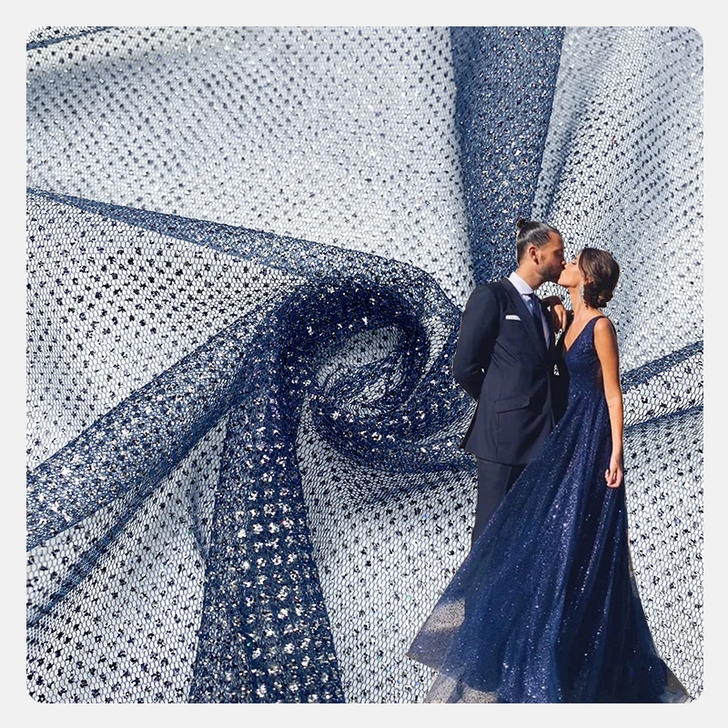 New Arrival Decorative Rhinestone Fabric Trimming Stretch Elastic Rhinestone Net Mesh Fabric For Garment Accessories