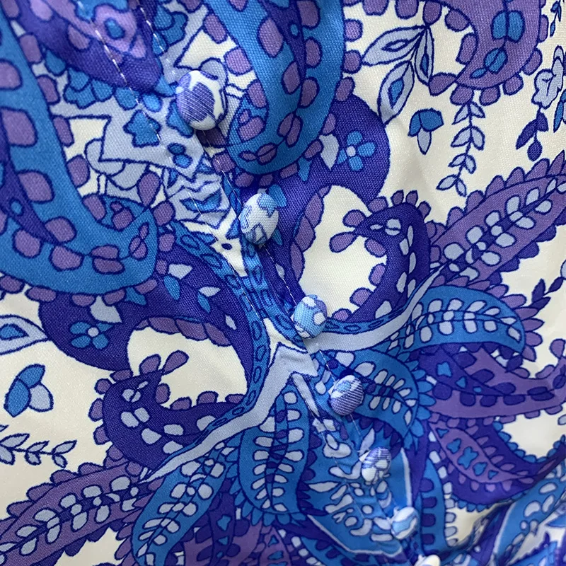 Autumn new bohemian print plus size ladies elegant dress 2piece suit women formal dresses and skirts two pieces