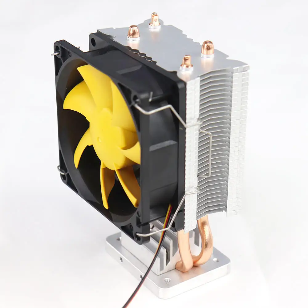 CPU Server Copper Heat Pipe Welding 90mm Fan Cooling Heat Sink