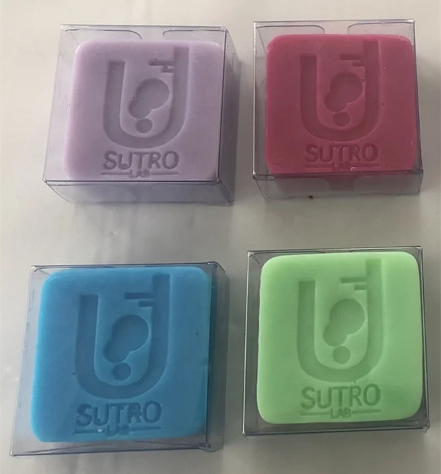 Cheap clear plastic packaging box for soap Custom logo printed plastic soap packaging box transparent