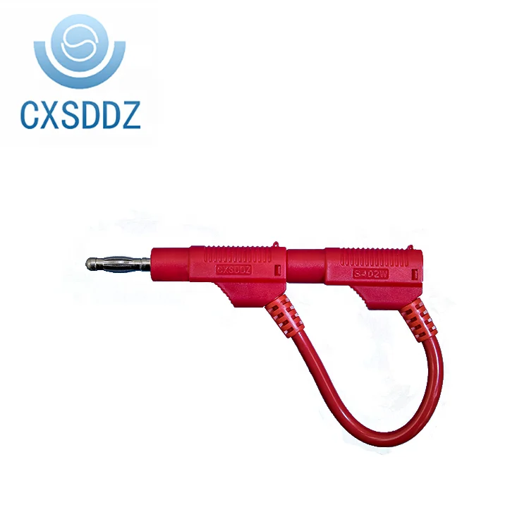 
CXSDDZ-S402W 4mm double-ended Stackable banana plug test leads 