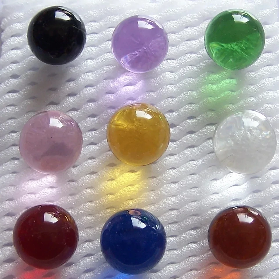 Design ornament crystal 8mm 10mm 12mm 14mm 16mm 20mm 25mm clear colored solid glass ball marbles