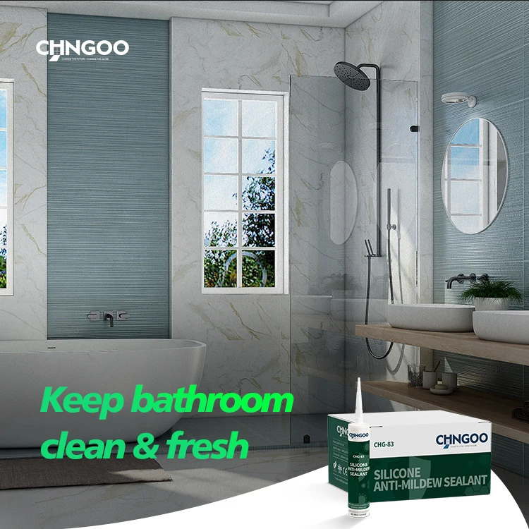 CHNGOO Prevalent Market High Quality Dry Time Fast Factory Low Price White Clear Black Silicone Sealant