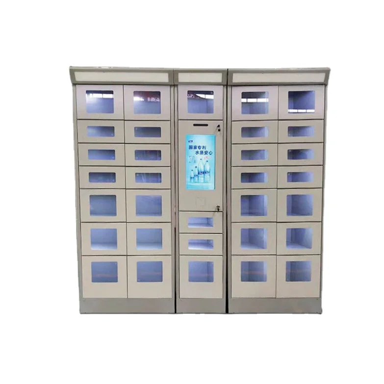Supermarket Smart Steel Locker Self Service Outdoor Smart Vending Machine Locker